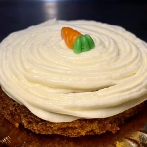 mini tarta de zanahoria